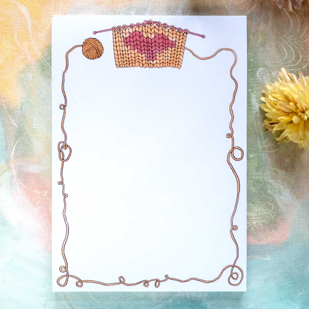 Lempeä neulomus -lehtiö