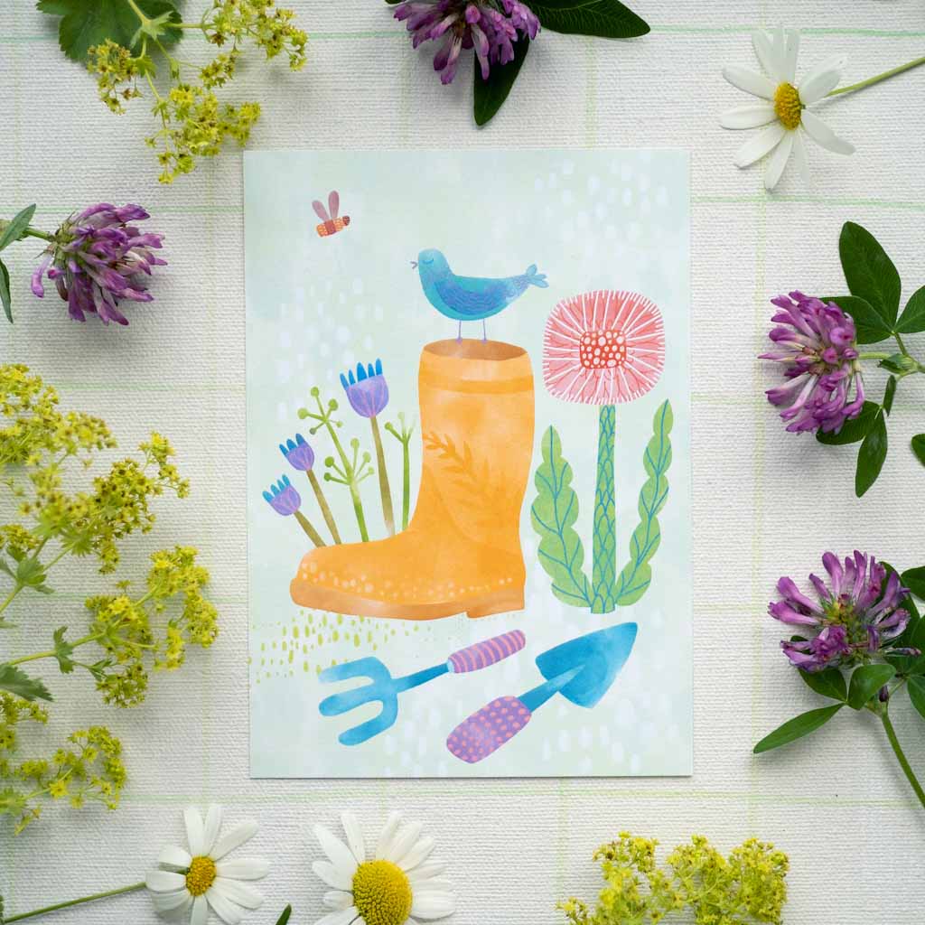 Puutarhaunelmia | Postikortti