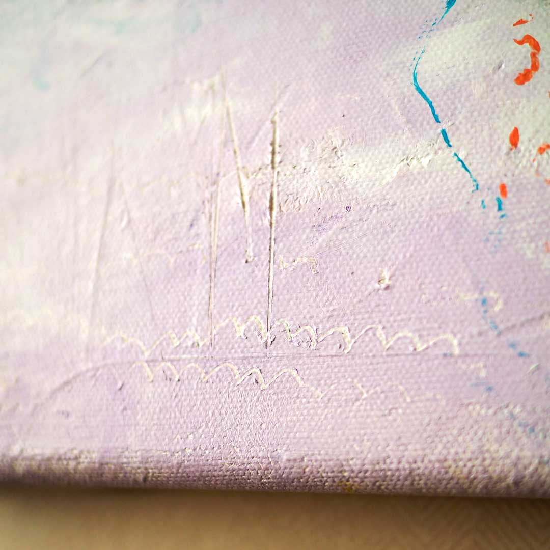 Elämä on vuoristorata, nauti maisemista | Maalaus