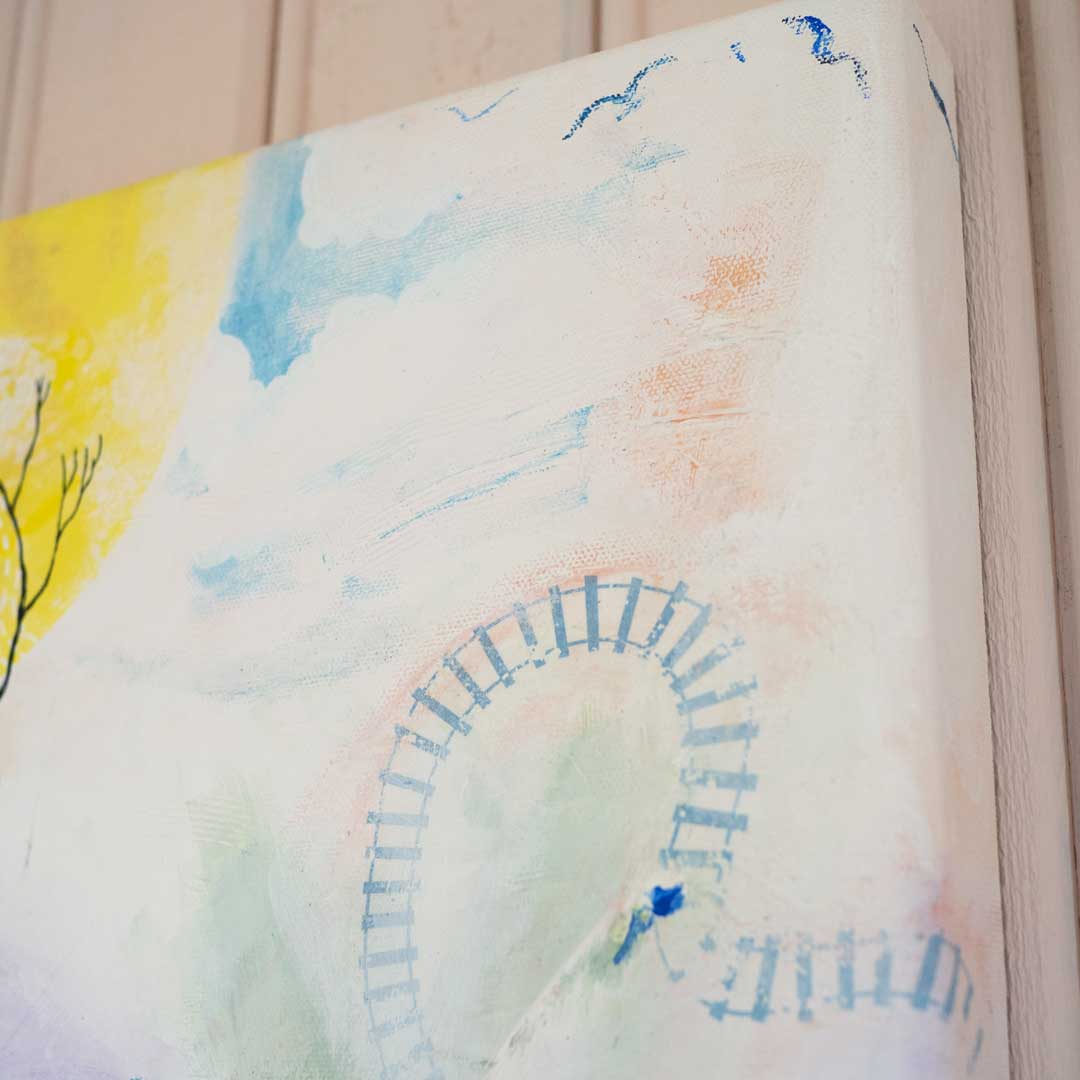 Elämä on vuoristorata, nauti maisemista | Maalaus