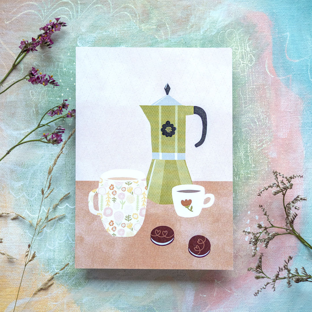 Mutterikahvit | Postikortti