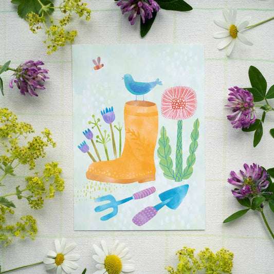 Puutarhaunelmia | Postikortti