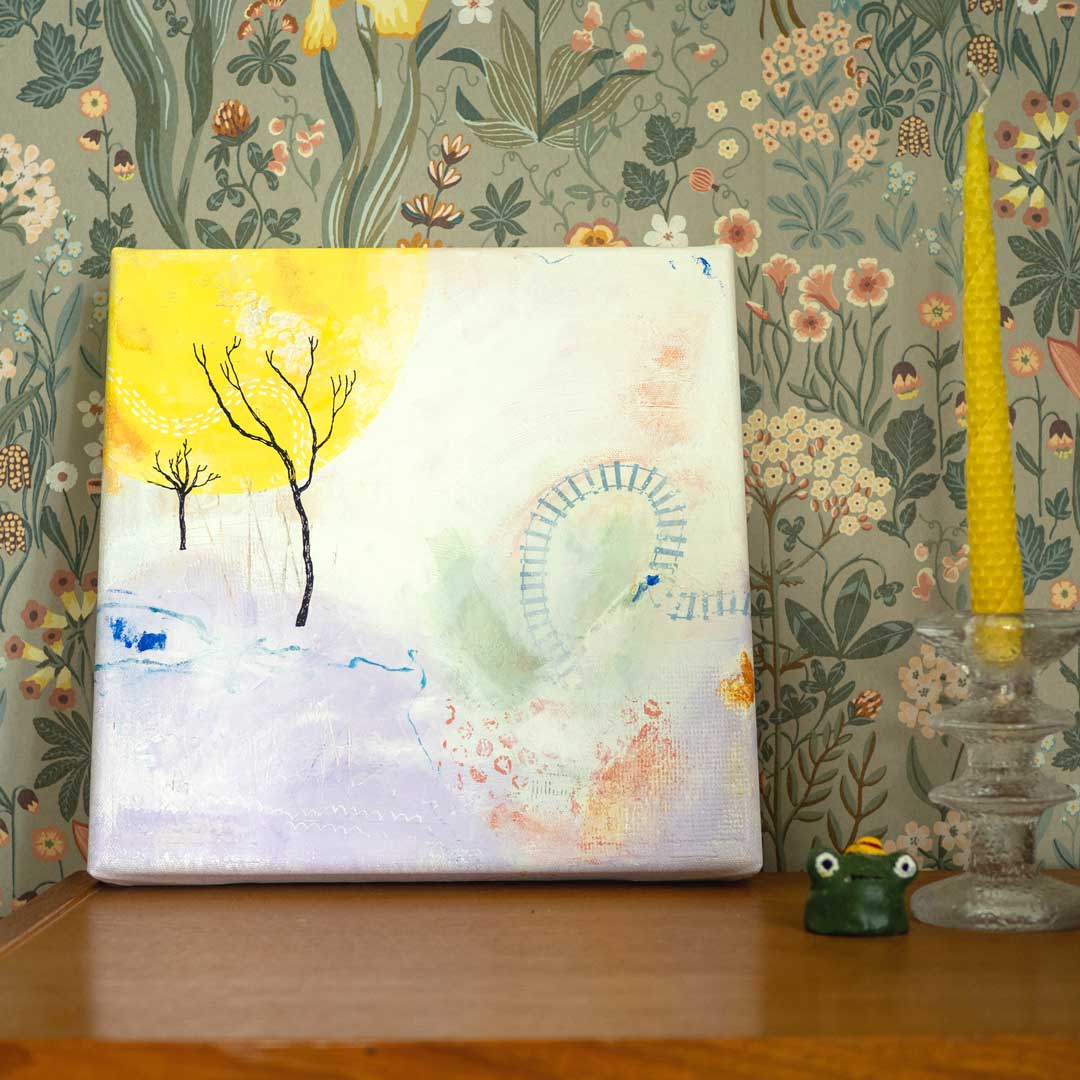 Elämä on vuoristorata, nauti maisemista | Maalaus